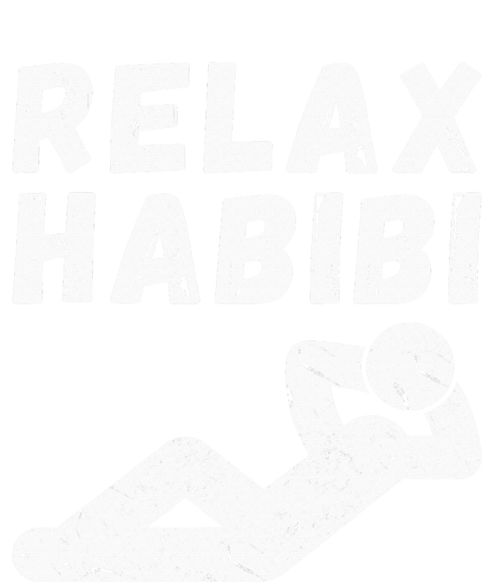 Relax habibi funny design for arab immigrant arab Roots Kids Sweatshirt