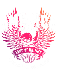 America 1776 Land Of Free Because Of The Brave Usa Eagle Funny Gift T-Shirt