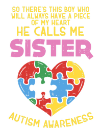 Autism Awareness Day Piece Of My Heart Sister Cute Gift T-Shirt