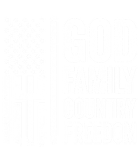 God Family Country Freedom Meaningful Gift Christian Usa Flag Cross Great Gift USA-Made Snowflake Beanie