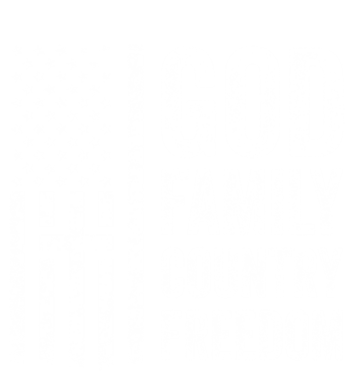 God Family Country Freedom Meaningful Gift Christian Usa Flag Cross Great Gift USA-Made Snowflake Beanie