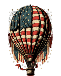 Happy Memorial Day Hot Air Balloon Usa American Flag Sunset Meaningful Gift Kids Long Sleeve Shirt