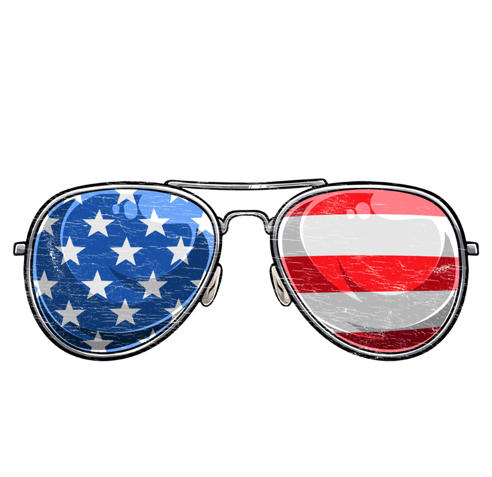 Patriotic America Sunglasses Thank You Veterans Day Gift Ladies Essential Flowy Tank