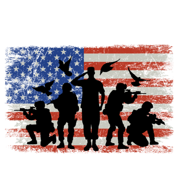 Honor The Fallen Thank The Living Soldiers Memorial Day Gift T-Shirt