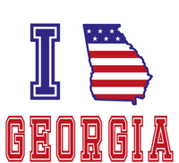 Georgia Usa Patriotic Usa Flag I Love Georgia Cool Gift T-Shirt