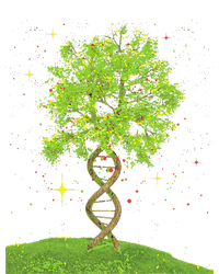 DNA Tree Biologist Biology Student Science Earth Day Sustainable Beanie