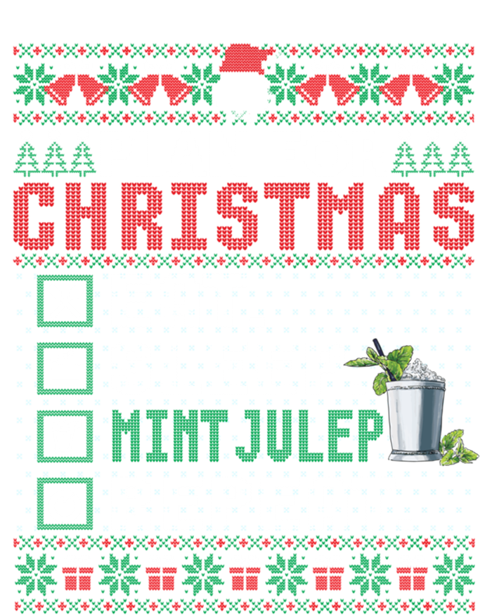 Plan For Christmas Eat Sleep Mint Julep Repeat Cocktail Gift Tie Dye Hoodie