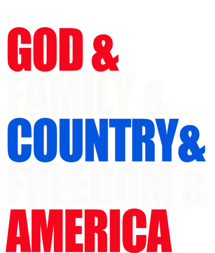 God Family Country Freedom Patriotic Holiday Gift Toddler Sweatshirt