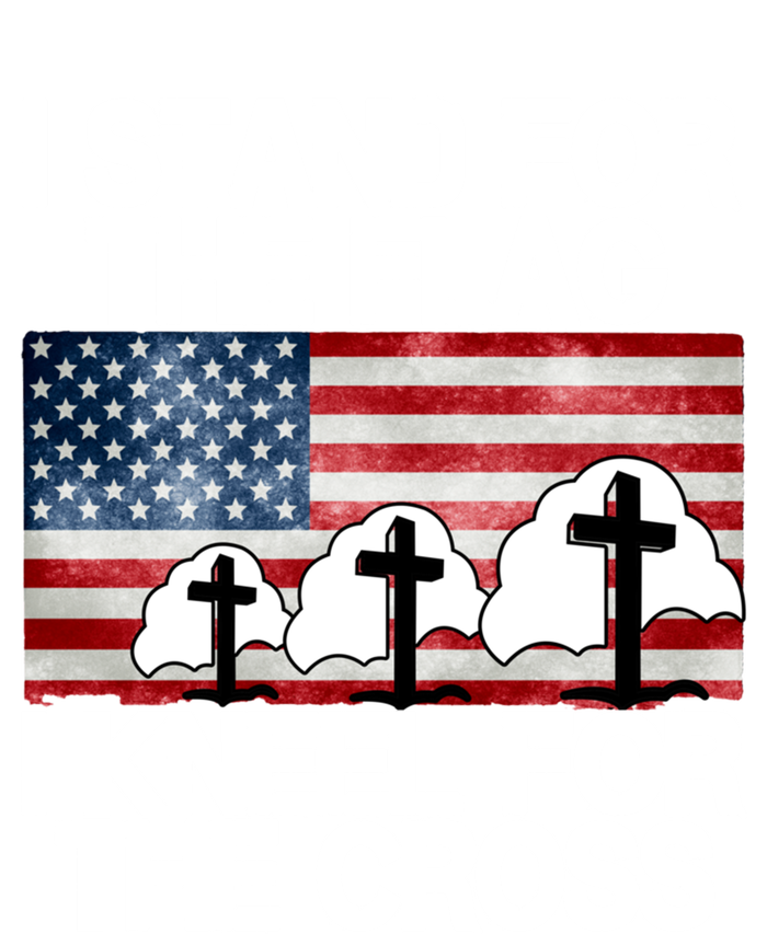 I Stand For The Flag I Kneel For The Cross Usa Patriotic Gift T-Shirt