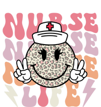 Leopard Smile Face Rn Nurse Life Nursing School Nurse Week Cute Gift T-Shirt