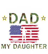 My Daughter Has Your Backcute Giftproud National Guard Dad Army Gift V-Neck T-Shirt