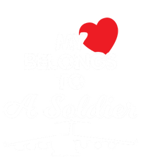 My Heart Belongs To A Soldier Memorial Day 2018 Gift Meaningful Gift T-Shirt