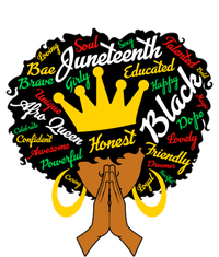 Afro Black Juneteenth Celebrate Black History Month Gift Sustainable Beanie