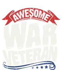 Awesome War Veteran Gift Retro America Flag Gift Veteran's Day Gift T-Shirt