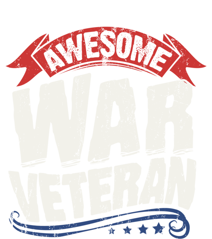 Awesome War Veteran Gift Retro America Flag Gift Veteran's Day Gift T-Shirt