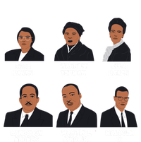 Black Leaders Inspiring Black History African American Gift Premium T-Shirt