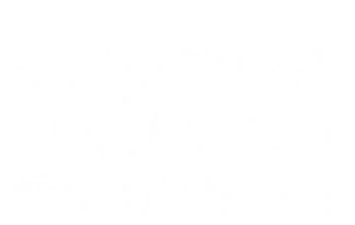 God Family Country Gift Usa Patriotic Christian American Flag Funny Gift T-Shirt