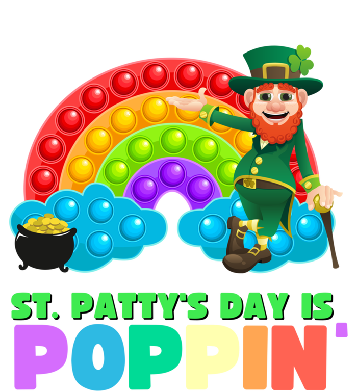 St Patricks Day Pop It Fidget Toy Leprechaun Gift Women's Racerback Tank