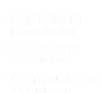 Capitalism Socialism Communism Libertarian Economics Freedom T-Shirt