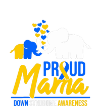 Proud Mama Down Syndrome Awareness Day Cute Elephant Gift T-Shirt