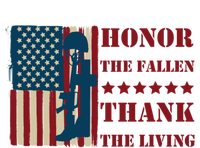 Honor The Fallen Thank The Living Patriotic Memorial Day Meaningful Gift Tie-Dye Long Sleeve Shirt