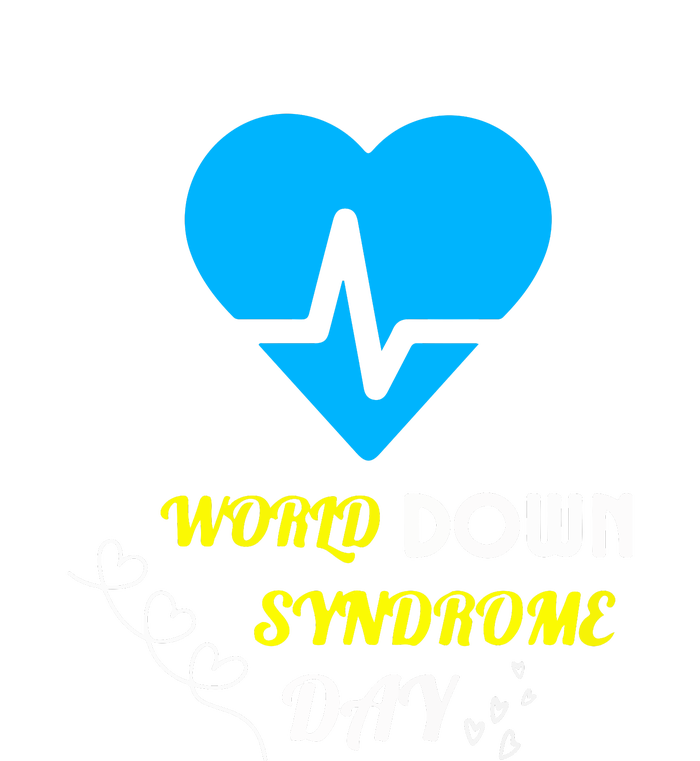 World Down Syndrom Day Heart Relaxed Fit Gift Women's V-Neck T-Shirt