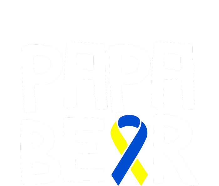 Ribbon Papa Bear Down Syndrome Awareness T21 Day Gift Legacy Cool Fit Booney Bucket Hat