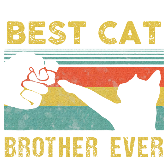 Best Cat Brother Ever Vintage Cats Happy Father's Day Hoodie