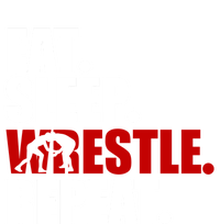 Eat Sleep Wrestle, Repeat Wrestle Womens Cotton Relaxed Long Sleeve T-Shirt