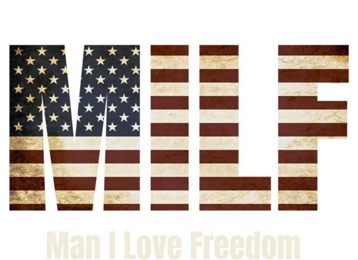 Milf Gift I Love Freedom Gift Usa Gift Tie-Dye Long Sleeve Shirt