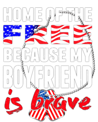 My Friend Is Brave Home Of The Free Proud Army Friend Gift Tie-Dye Long Sleeve Shirt