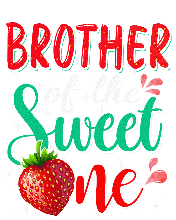 Brother Of The Sweet One Strawberry 1st Birthday Family T-Shirt