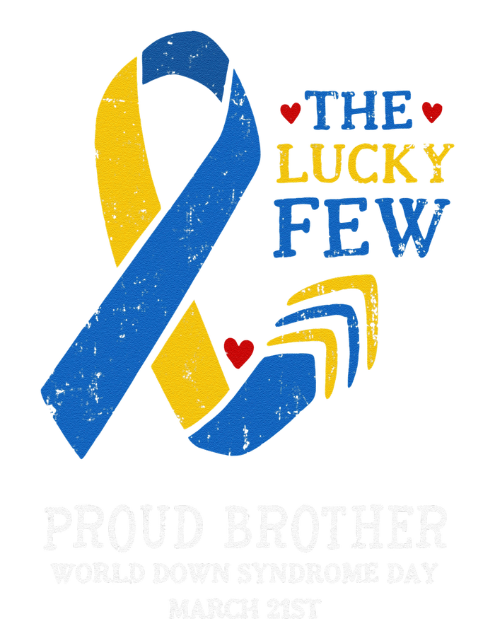 Down Syndrome Day March 21st Ribbon Gift For Proud Brother Hoodie