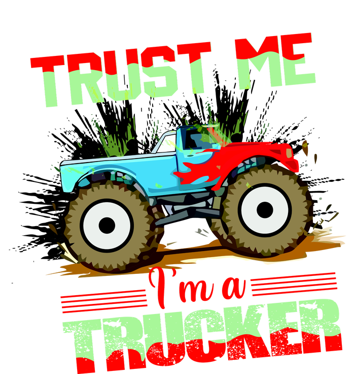 Trust Me I'm A Trucker Monster Truck Platinum Collection Golf Towel