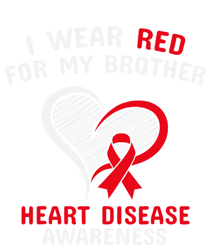 I Wear Red For My Brother Heart Disease Awareness CHD Day Cooling Performance Crew T-Shirt