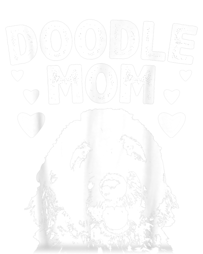 Cute Doodle Mom For Women Mama Golden Doodle Dog Owner Kids Long Sleeve Shirt