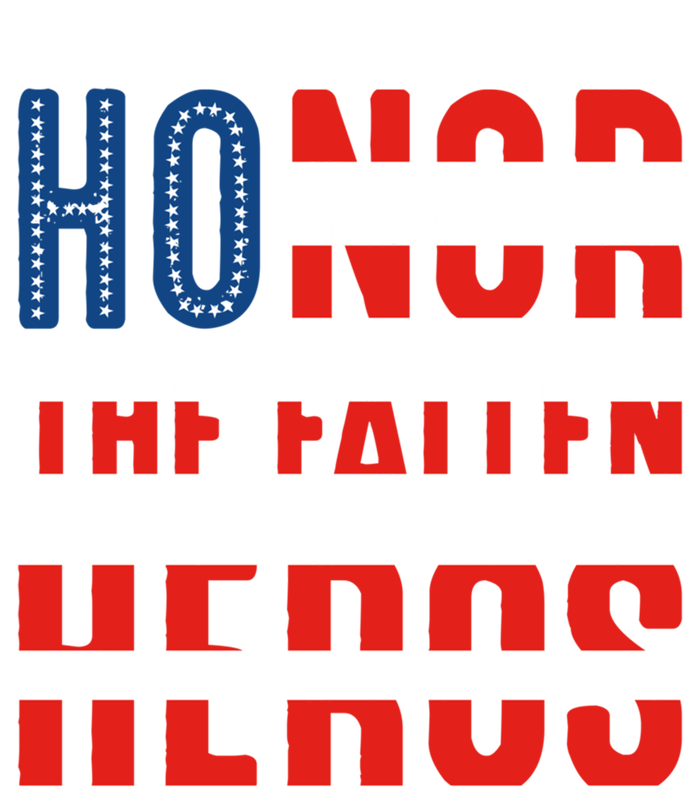 Honor The Fallen Heros Gift Usa American Flag Gift Veterans Day Gift T-Shirt