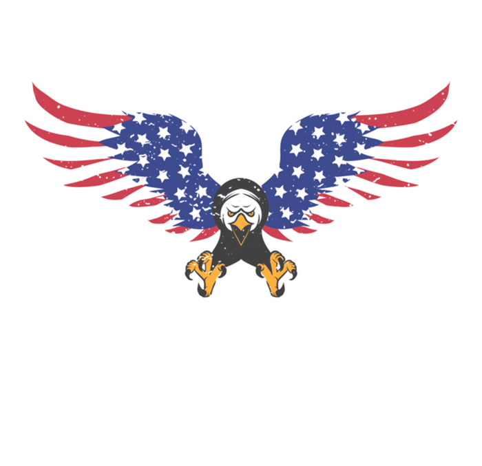 Land Of The Free Because Of The Brave Patriot Usa Gift Tall Sweatshirt