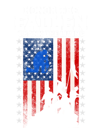 Honor The Fallen Thank The Living Memorial Day Cool Gift Premium Hoodie