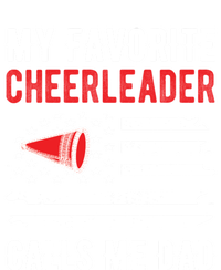 My Favorite Cheerleader Calls Me Dad Cheerleading Cheer Dad Funny Gift Women's Tri-Blend 3/4-Sleeve Raglan Shirt