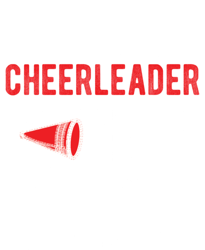 My Favorite Cheerleader Calls Me Dad Cheerleading Cheer Dad Funny Gift Women's Tri-Blend 3/4-Sleeve Raglan Shirt