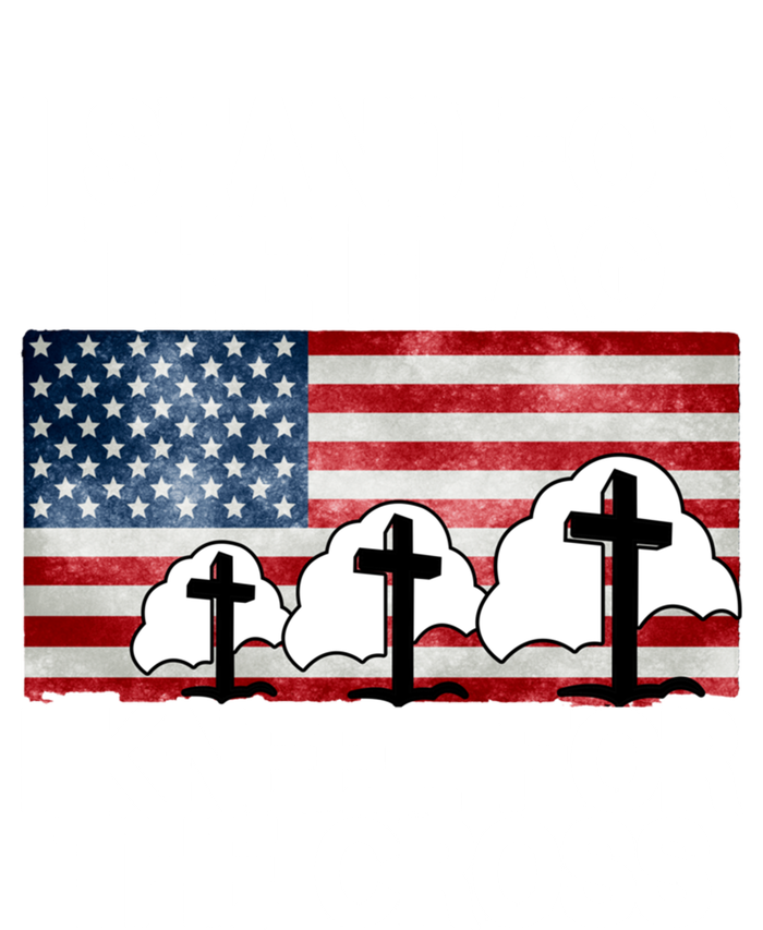 I Stand For The Flag I Kneel For The Cross Usa Patriotic Funny Gift T-Shirt