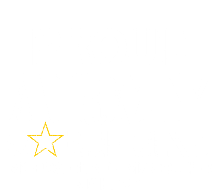 Proud Army Friend Gift Military Friend My Hero Women's Racerback Tank