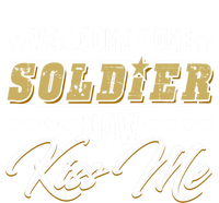 Proud Army Wife Friend Welcome Home Soldier Now Me Funny Gift Women's Racerback Tank