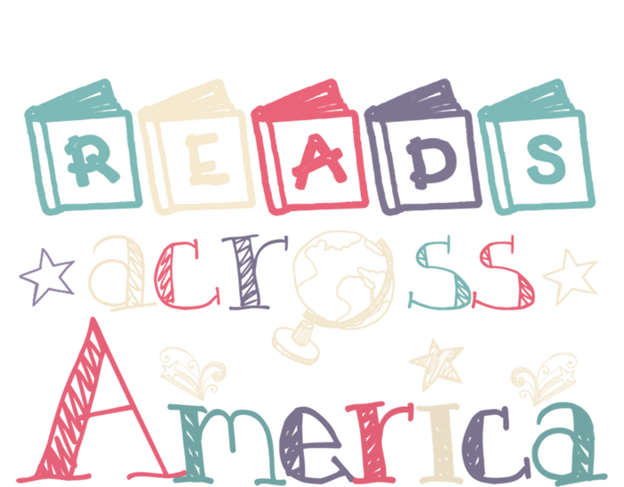 Reads Across Tee America Reading Teacher Books Reader Gift Toddler Sweatshirt