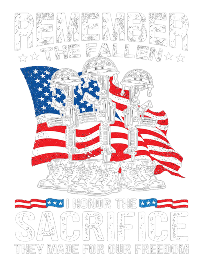 Remember The Fallen I Honor The Sacrifice Veteran Gift Ladies Essential Flowy Tank