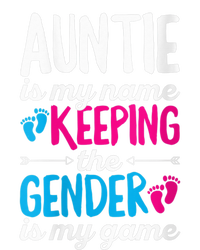 Wo Gender Reveal Quote for a Keeper of the Gender Auntie V-Neck PosiCharge Competitor Tank