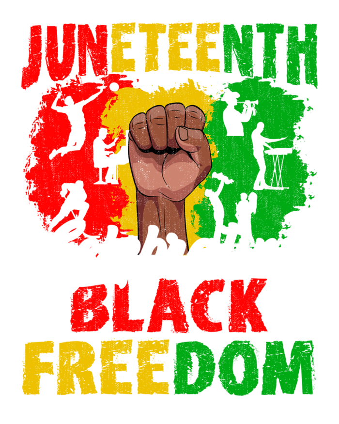 Juneteenth Celebrate Black Freedom Day Graphic Funny Gift V-Neck T-Shirt