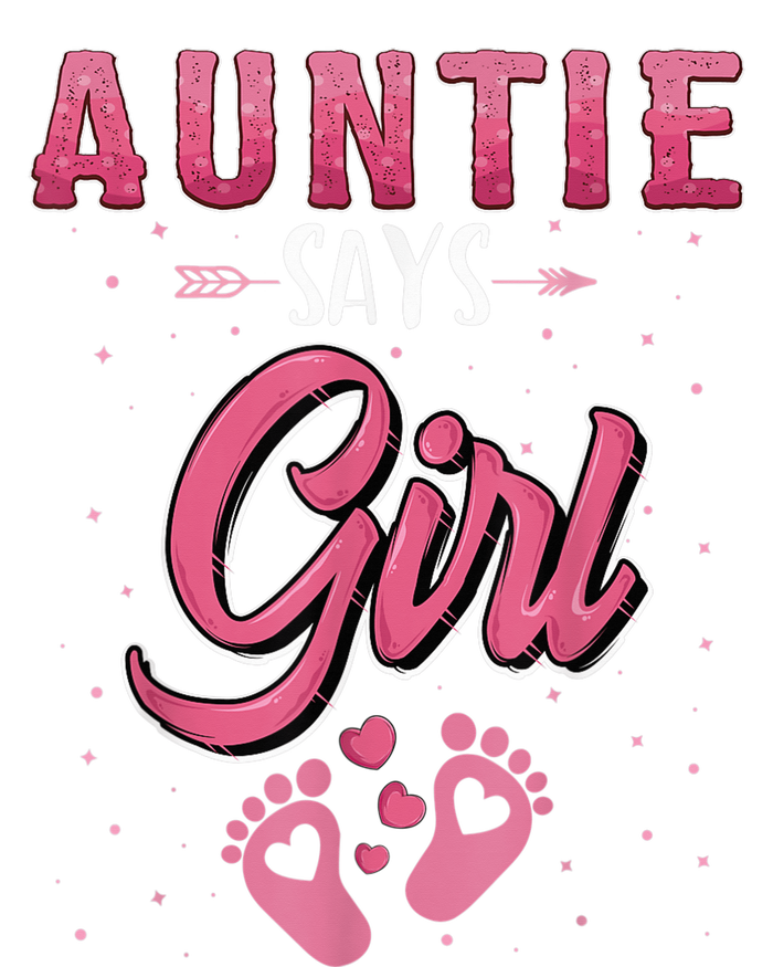 Gender reveal Auntie says Girl baby matching family set Baby Bodysuit