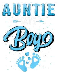 Gender reveal Auntie says Boy baby matching family set Baby Bodysuit